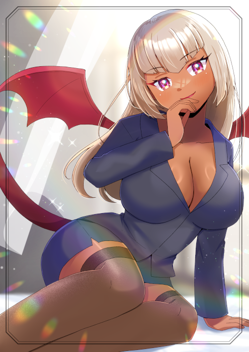 「クライアントさんのOCを描かせて頂きました! リクエスト有難うございます #Sk」|ヒヨヨ@skeb募集中のイラスト