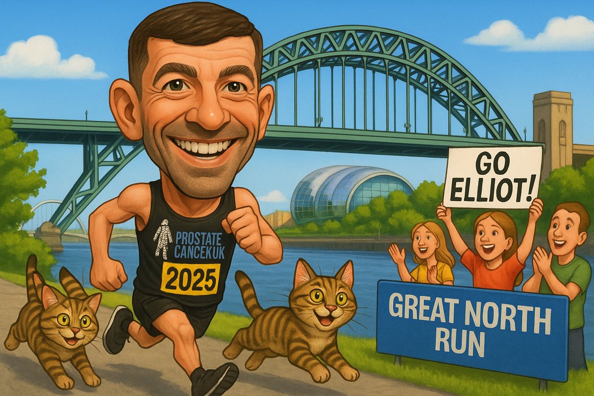 *** THE GREAT NORTH RUN ***

Hi everyone, Elliot our Managing Director will be doing the Great North Run on 7 September 2025.

He is running for Prostate Cancer UK. If you would like to sponsor Elliot click below justgiving.com/fundraising/gr…