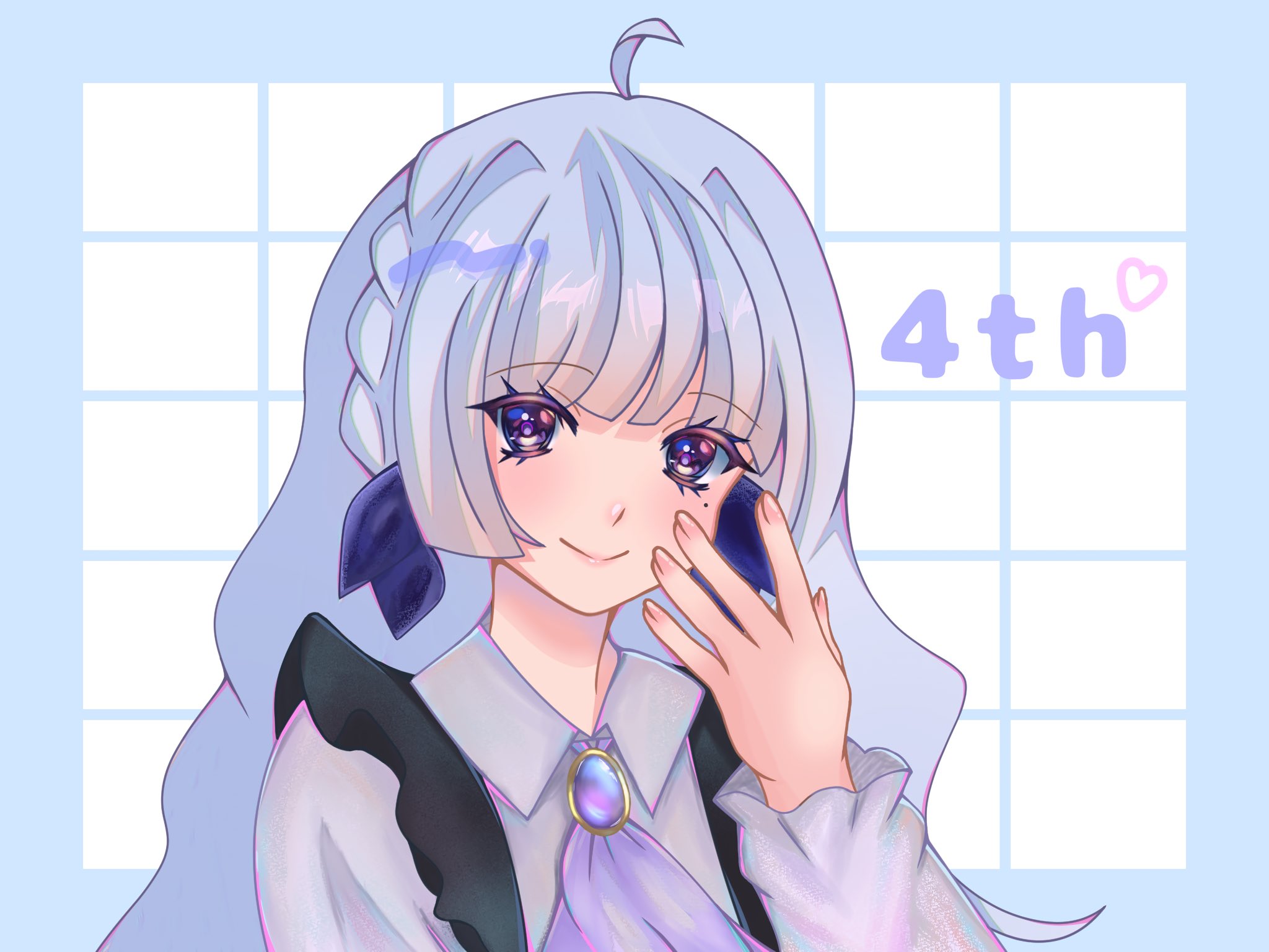 専用 手描きイラスト 爆 おめかし TVアニメ「私の百合はお仕事です！」 - 描き下ろしイラスト 純加