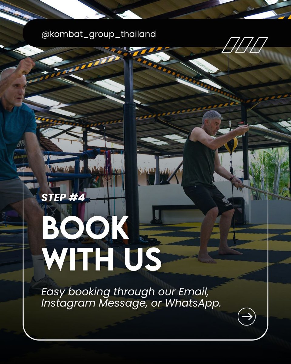 kombatgroup's tweet image. 4️⃣ Book direct at the link below
5️⃣ We handle the rest 🥊☀️

👉 Comment INFO or click here to join us: muaythaipattaya.com/kombat-group 

#KombatGroupThailand #MuayThaiCamp #BoxingCamp #FitnessTravel #TransformationJourney