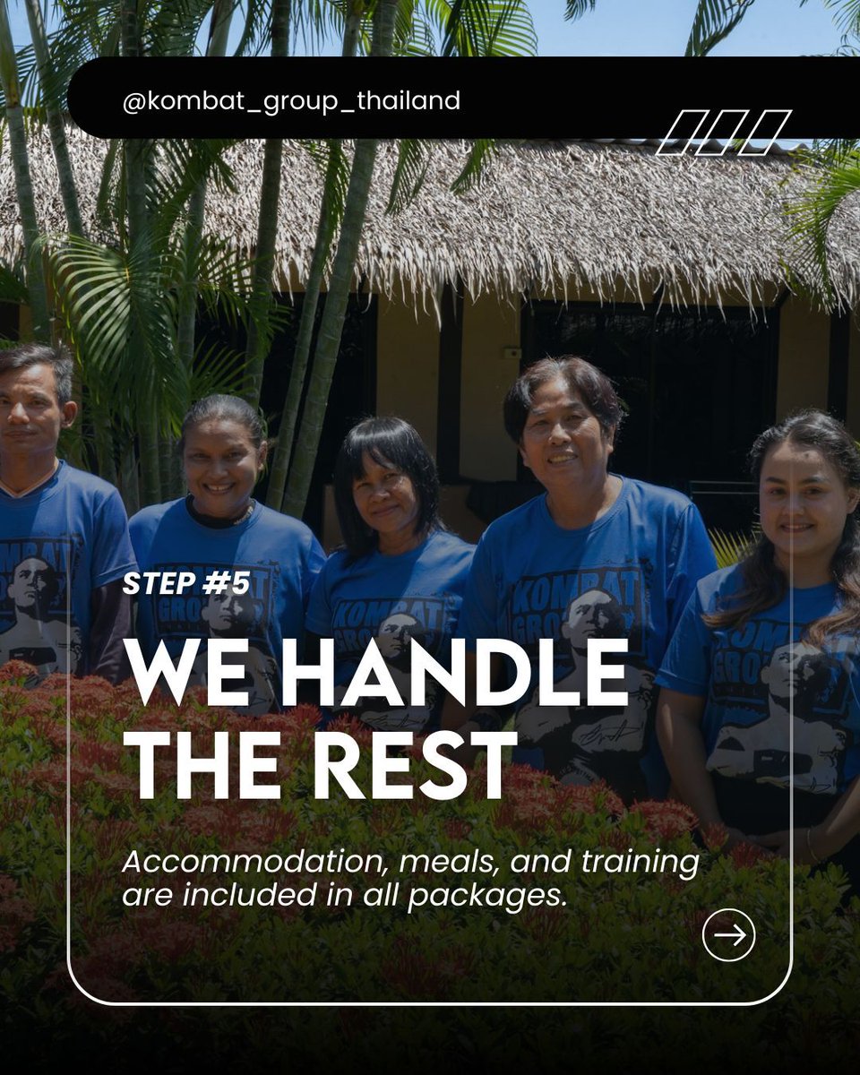 kombatgroup's tweet image. 4️⃣ Book direct at the link below
5️⃣ We handle the rest 🥊☀️

👉 Comment INFO or click here to join us: muaythaipattaya.com/kombat-group 

#KombatGroupThailand #MuayThaiCamp #BoxingCamp #FitnessTravel #TransformationJourney