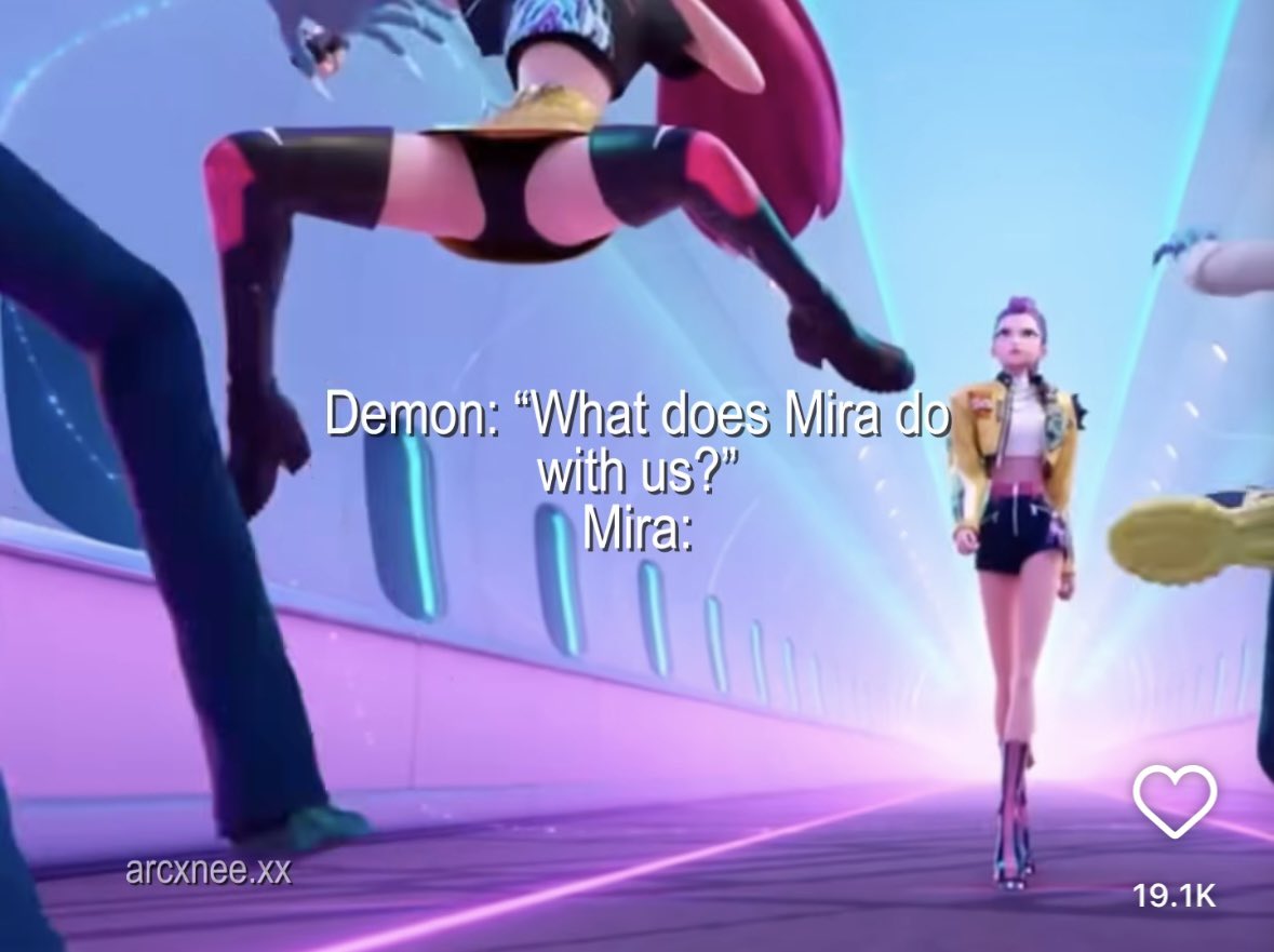 Mentally I’m still here 
#kpopdemonhunters #mira