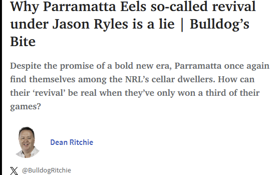 What a week to write something as ill informed as this