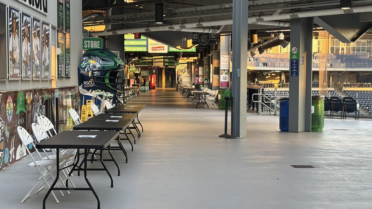 THE 413 CARD SHOW (@413cardshow) on Twitter photo BEAUTIFUL DAY for a card show in downtown Hartford! Vendors are loading in. Gates open at 9:00 for the G.O.A.T. Card Show. Come out and get some great deals with <a href="/GoYardGoats/">Hartford Yard Goats</a> and <a href="/413cardshow/">THE 413 CARD SHOW</a>. #thehobby BEAUTIFUL DAY for a card show in downtown Hartford! Vendors are loading in. Gates open at 9:00 for the G.O.A.T. Card Show. Come out and get some great deals with <a href="/GoYardGoats/">Hartford Yard Goats</a> and <a href="/413cardshow/">THE 413 CARD SHOW</a>. #thehobby