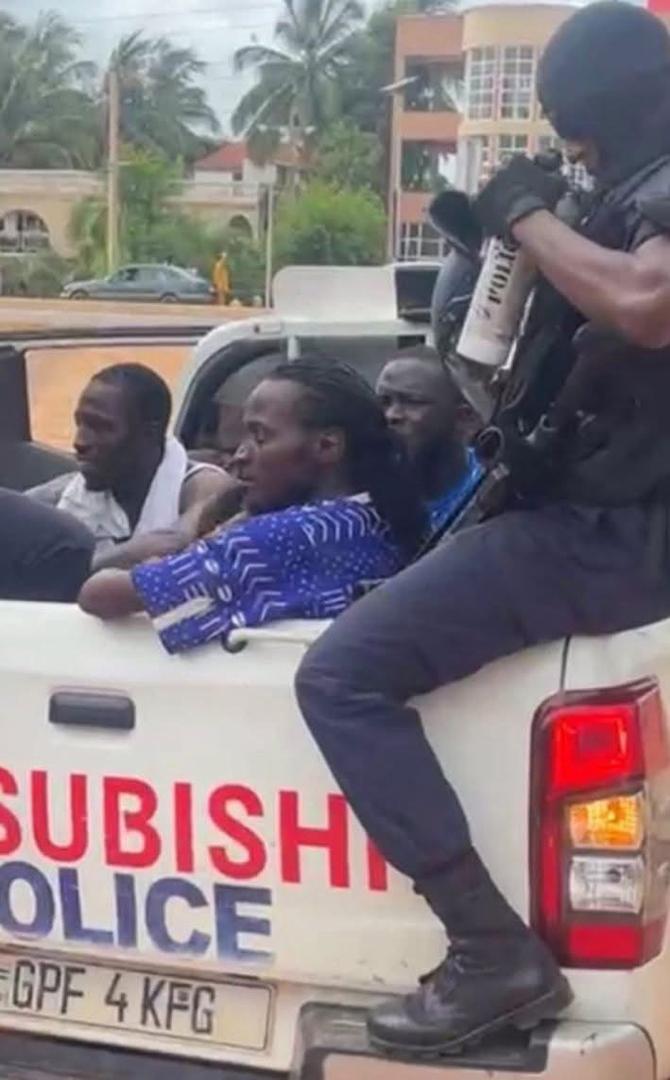Police confirmed that the following 19 people are detained since yesterday and charged in connection with a peaceful protest against measures taken by PURA, the regulator to increase price of internet connectivity/data. 

1. Lamin Daffeh (Tanji)
2. ⁠Badou Secka
3. ⁠Yusuf Taylor