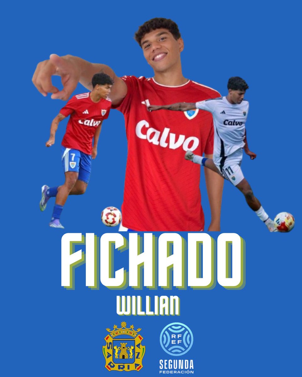 🔵 𝗢𝗙𝗜𝗖𝗜𝗔𝗟 🔵

🆕 #FICHAJE | El atacante William Peña, ya es nuevo jugador de la #Sarriana.

✍️ <a href="/SDSarriana/">SD Sarriana</a> <a href="/segundarfefinfo/">Segunda Federación / RFEF Info</a>