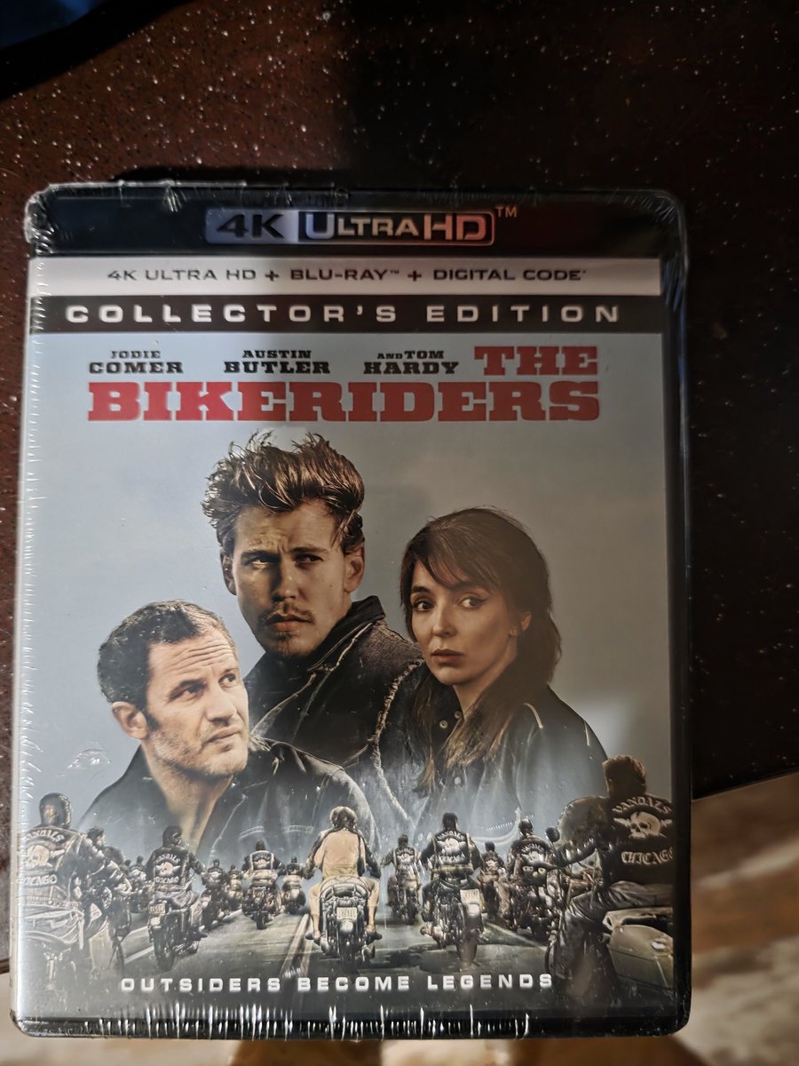 THE BIKERIDERS 4K 

Digital code giveaway. Follow, like, repost, and comment a number (1-100) under this post... (need to do all 3 I check)

Rules: If 2 or more people pick the same number, i do a draw off. The number drawing is on  (09/02/25). Good luck.