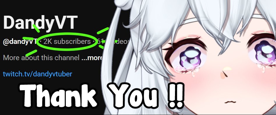 I can't believe we hit 2k subscribers on YT! Thank you so much for supporting me ahhh!!! 💜