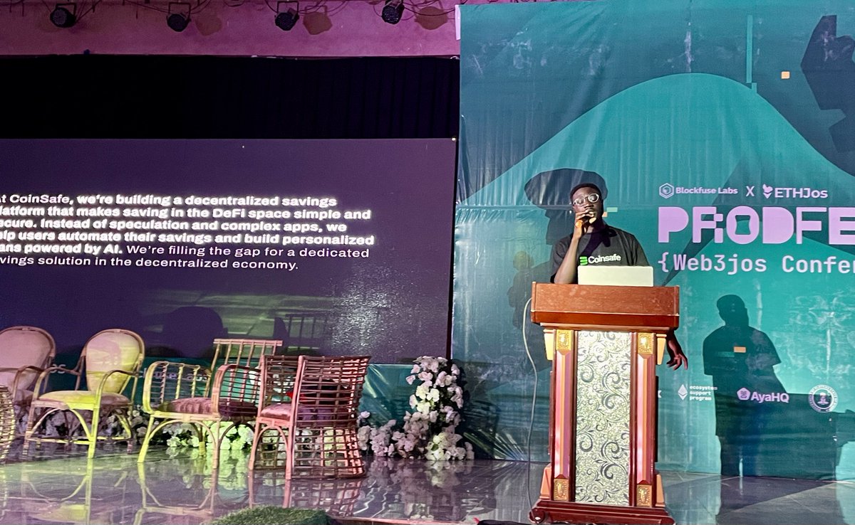 Coinsafe (@coinsafe_safe) on Twitter photo Our CTO, <a href="/Samsonaderonmu/">SuPeRi◎r212.eth</a>, took the stage for a Project Spotlight at #ProdFest2025, showcasing vision, impact, and the future we’re building. 🌍✨
#SaveSmart #Coinsafe #saveonchain Our CTO, <a href="/Samsonaderonmu/">SuPeRi◎r212.eth</a>, took the stage for a Project Spotlight at #ProdFest2025, showcasing vision, impact, and the future we’re building. 🌍✨
#SaveSmart #Coinsafe #saveonchain