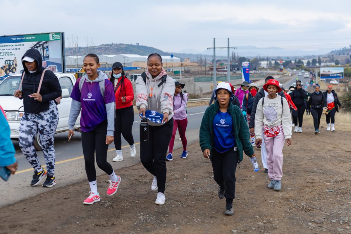 phuthalichaba's tweet image. 𝗣𝗵𝘂𝘁𝗵𝗮𝗹𝗶𝗰𝗵𝗮𝗯𝗮 𝗟𝗮𝗱𝗶𝗲𝘀 𝗖𝗲𝗹𝗲𝗯𝗿𝗮𝘁𝗲 𝗪𝗼𝗺𝗲𝗻’𝘀 𝗠𝗼𝗻𝘁𝗵 𝘄𝗶𝘁𝗵 𝗚𝗹𝗼𝗯𝗮𝗹 𝗖𝗮𝗯𝘀 𝗙𝘂𝗻 𝗪𝗮𝗹k, a 𝟮𝟮𝗸𝗺 challenge from Morija to Maseru, in 𝗰𝗲𝗹𝗲𝗯𝗿𝗮𝘁𝗶𝗼𝗻 𝗼𝗳 𝗪𝗼𝗺𝗲𝗻’𝘀 𝗠𝗼𝗻𝘁𝗵.

#UnityForGrowth #WomensMonth #EmpoweredWomen