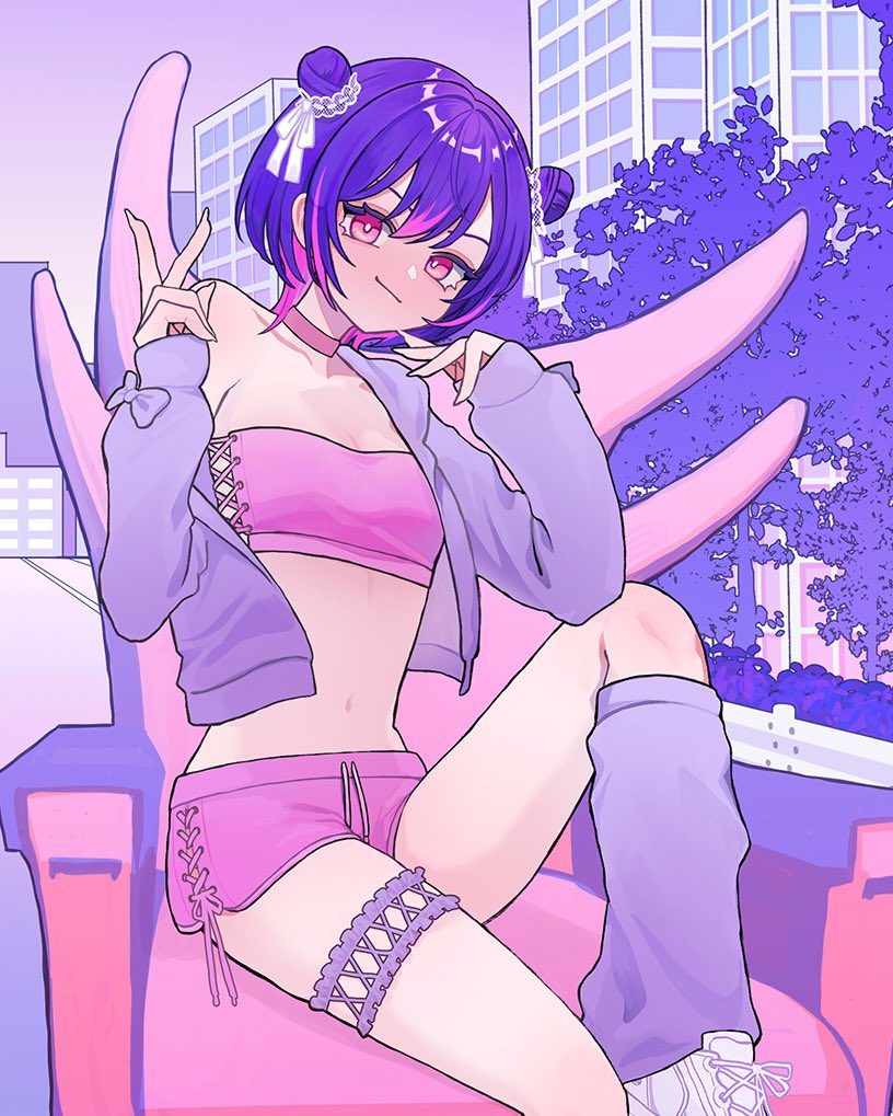 _ushima_'s tweet photo. ほんまち様（ @Honmachi_0v0_ ）より
イラストのご依頼ありがとうございました🤍💜🩷💙
#イラスト #illustration
#絵柄が好みっていう人にフォローされたい
（すみません一度上げ直しました💦） https://t.co/3AIh9axHIP