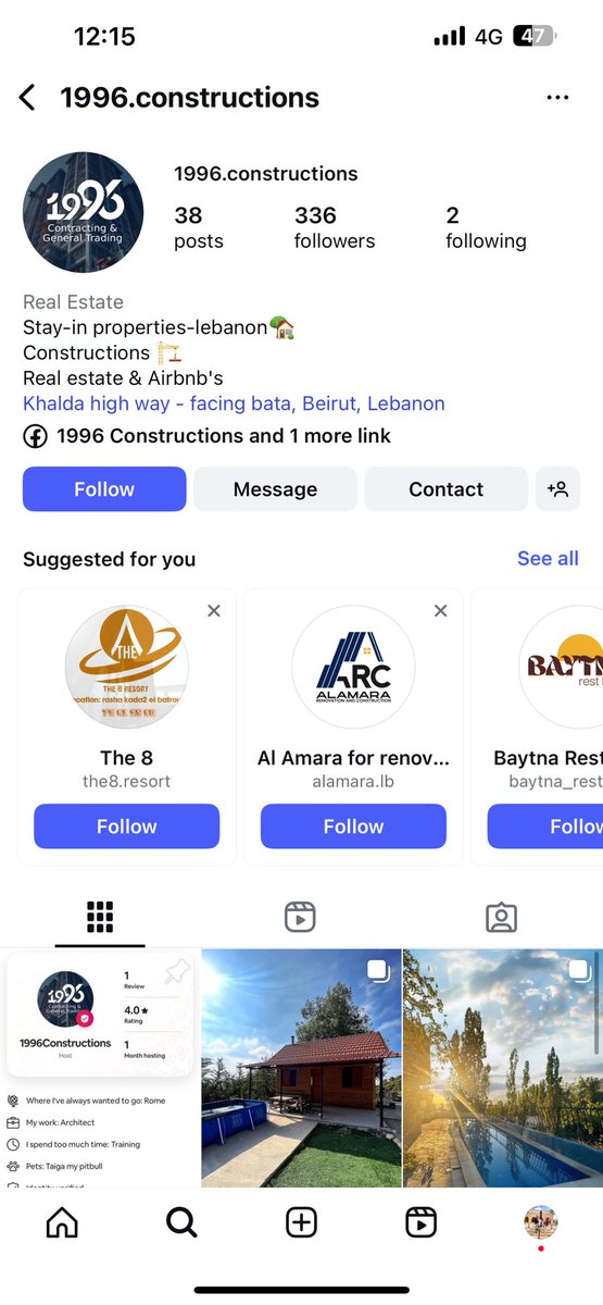 AkikiChristian's tweet photo. This is a scam report for a #scam company under the name of #1996constructions who #MohamadBaalbaki is speaking in their names.we’ve been scammed for 300$ for reserving this villa in #Kfardebian #Lebanon he made a receipt for the cash &amp; we didn’t make the check in - PART1 https://t.co/aKDzYR8J4j