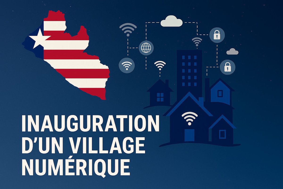 Quand un village d’Afrique de l’Ouest devient le symbole d’une nouvelle ère numérique tic-guinee.net/quand-un-villa… 
#villagenumérique, #Liberia, #AfriquedelOuest, #Numérique #inaugurationvillagenumérique #TransformationNumérique