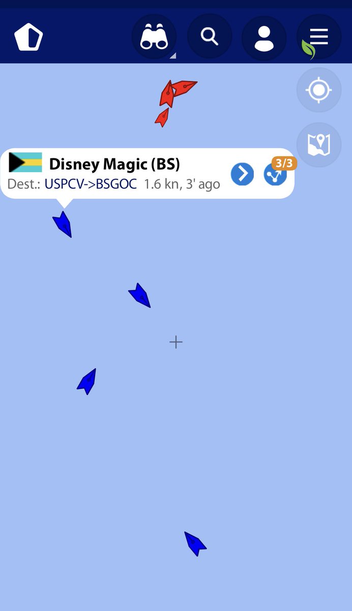 On Star of the Seas last night, we were surrounded by Disney ships!  Off to whichever location <a href="/TheDCLBlog/">Scott Sanders</a> has listed today!