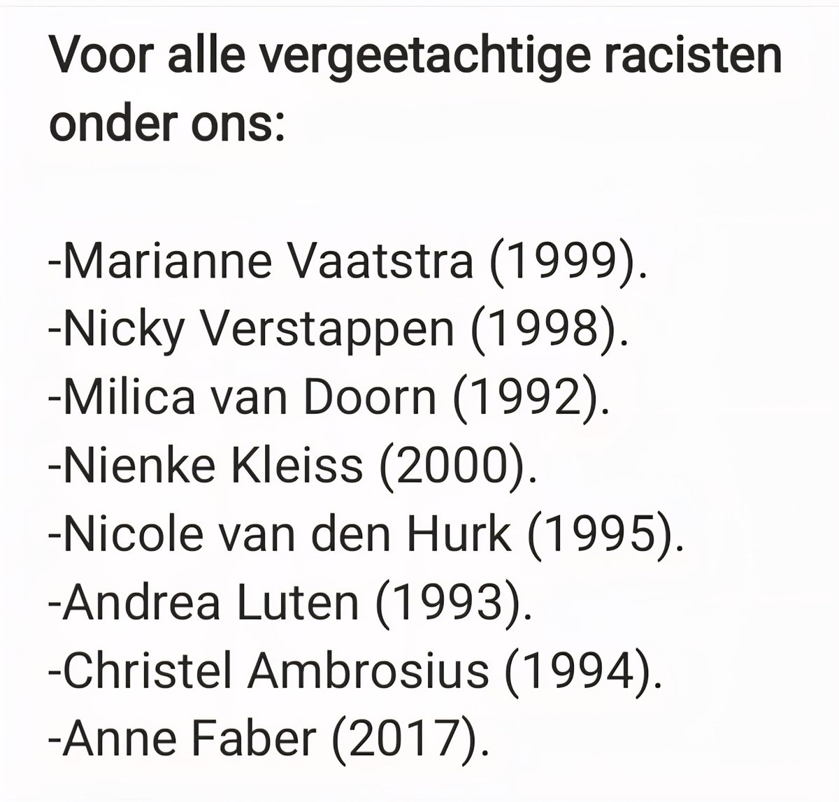 "Vroeger was alles beter".... 🙁