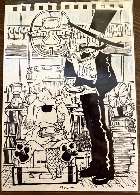 お知り合いのキャラを描かせていただいたもの🙇‍♂️ 