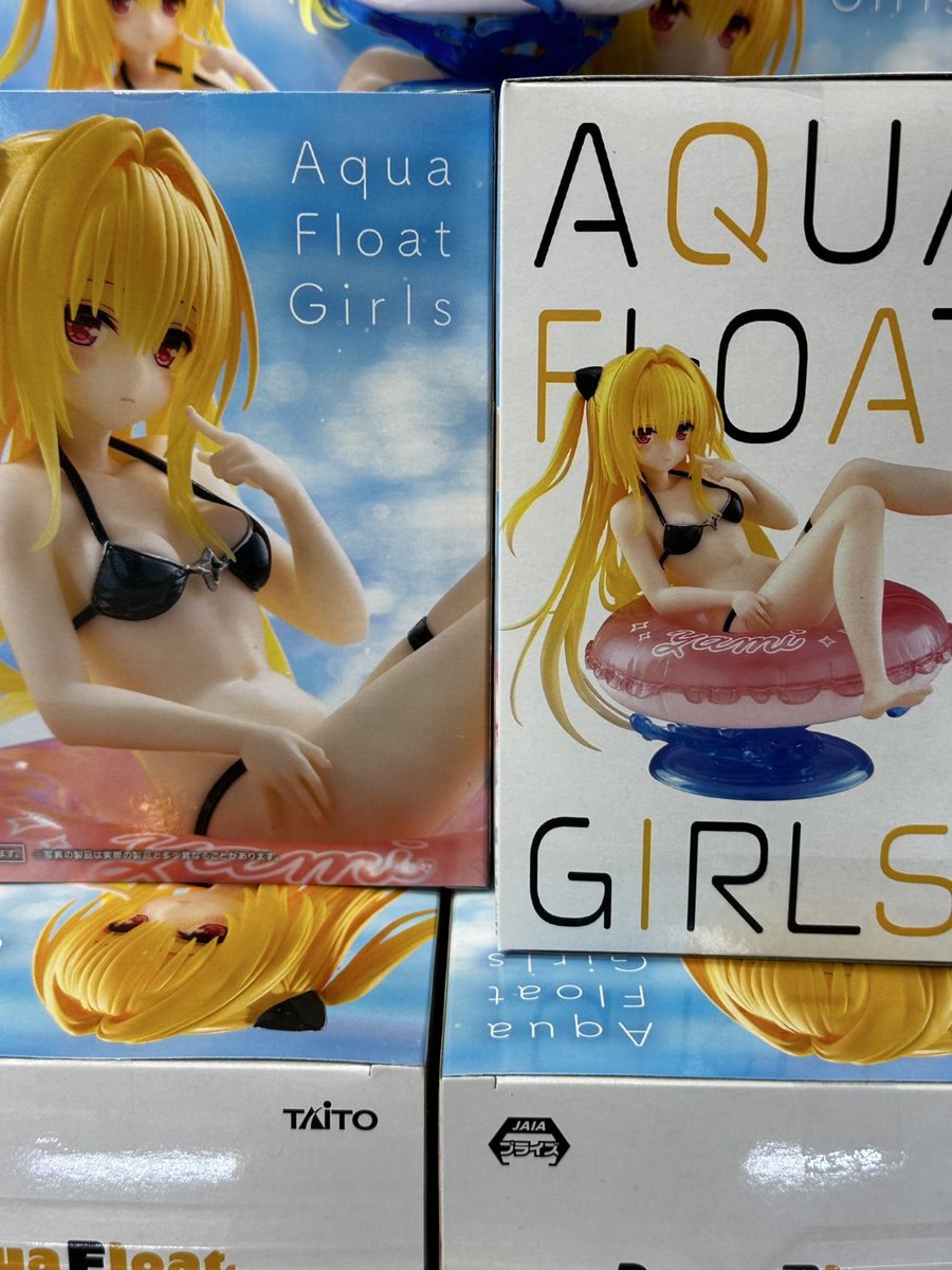 📯入荷情報📯
AquaFlotGirlsよりToLoveるの金色の闇ことやみちゃんが登場です！！

この可愛さ最強です...これガチです！
夏だからこそ見れるかわいい姿です！
GETして夏を乗り越えましょう！
ぜひ、盛岡店へご来店お待ちしております！
＃萬屋 #プライズ #フィギュア #アミューズメント