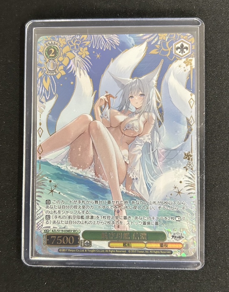 アズールレーン TCG 信濃 UR SEC 2025年最新】信濃 secの人気アイテム - メルカリ