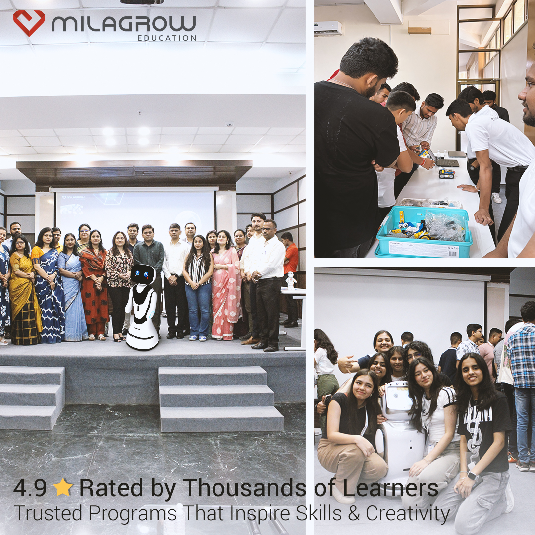 Inspiring young minds ✨ through trusted educational programs 📚 that spark skills, creativity, and confidence for a brighter tomorrow 🚀
Learn More: zurl.co/dsBkk

#Education #Skills #Creativity #Innovation #FutureReady #roboticeducation #education #MilagrowEducation
