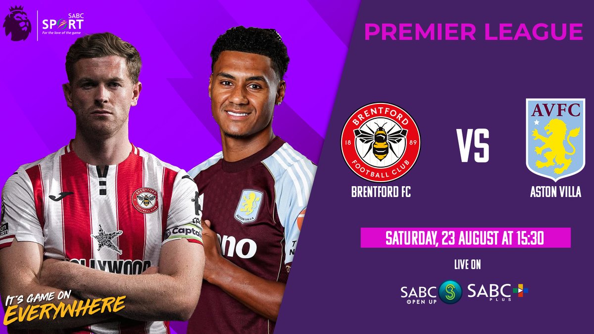 ⚽ Premier League is BACK and the heat is ON!

🔥 Brentford FC vs Aston Villa

📅 Sat, 23 AUG | ⌚ 15:30
📺 LIVE on SABC 3
🌍 Stream on sabc-plus.com

#PremierLeague #SABCSport #BrentfordVsAstonVilla