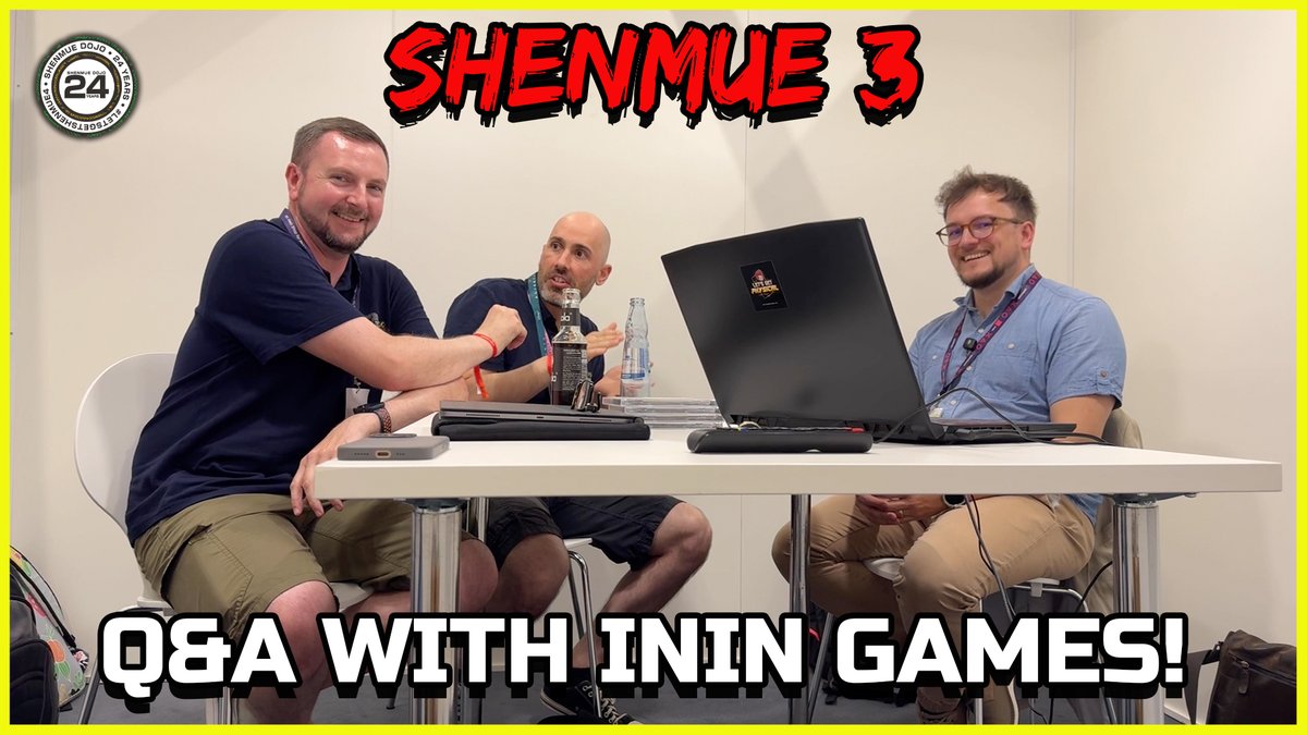 RELEASING TODAY!

<a href="/MattOliver18/">Matt Oliver</a> and <a href="/SkillJim/">James Brown</a> conduct a sit down interview with ININ Games, discussing all things Shenmue 3 Enhanced!

From pricing, Switch 2 version and much much more!

Releases at 7pm BST today!

#LetsGetShenmue4