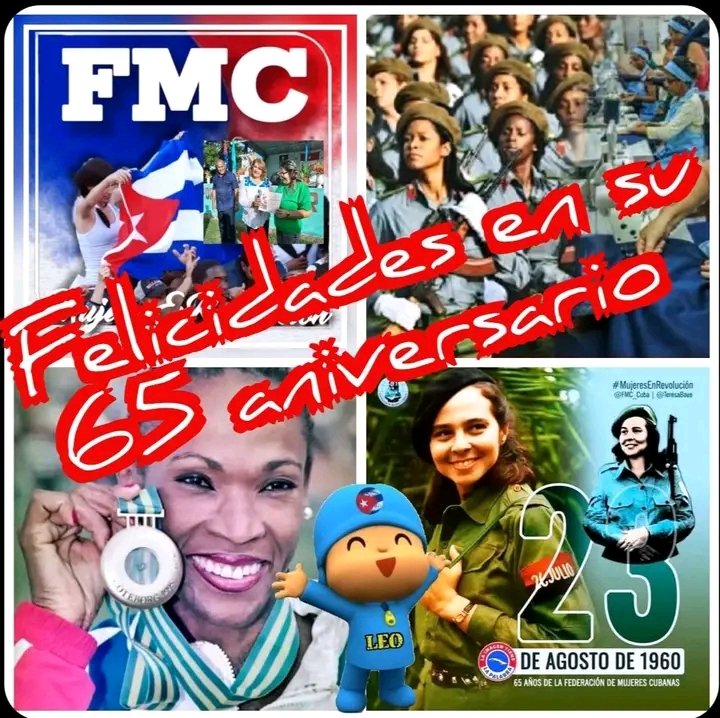 La mujer Cubana, una Revolución dentro de la Revolución.

Felicidades federadas!!!!

#65FMC
#MujeresEnRevolución