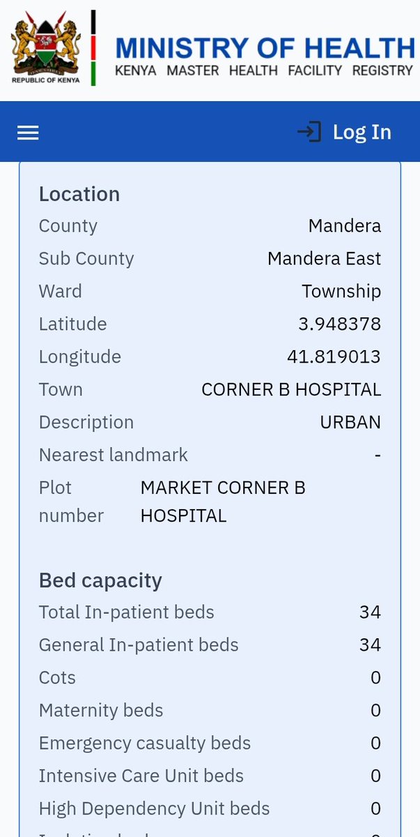 Sholla Ard 🇰🇪 (@sholard_mancity) on Twitter photo Tunaibiwa ⛓️💥
As I promised:
While digging into ShA/TaifaCare records, I came across a hospital named Las Ano Health Care Limited.
It received over 6 million Ksh in June from ShA.
I tried locating it, and according to MoH records, it’s shown on the map below less than 300 Tunaibiwa ⛓️💥
As I promised:
While digging into ShA/TaifaCare records, I came across a hospital named Las Ano Health Care Limited.
It received over 6 million Ksh in June from ShA.
I tried locating it, and according to MoH records, it’s shown on the map below less than 300