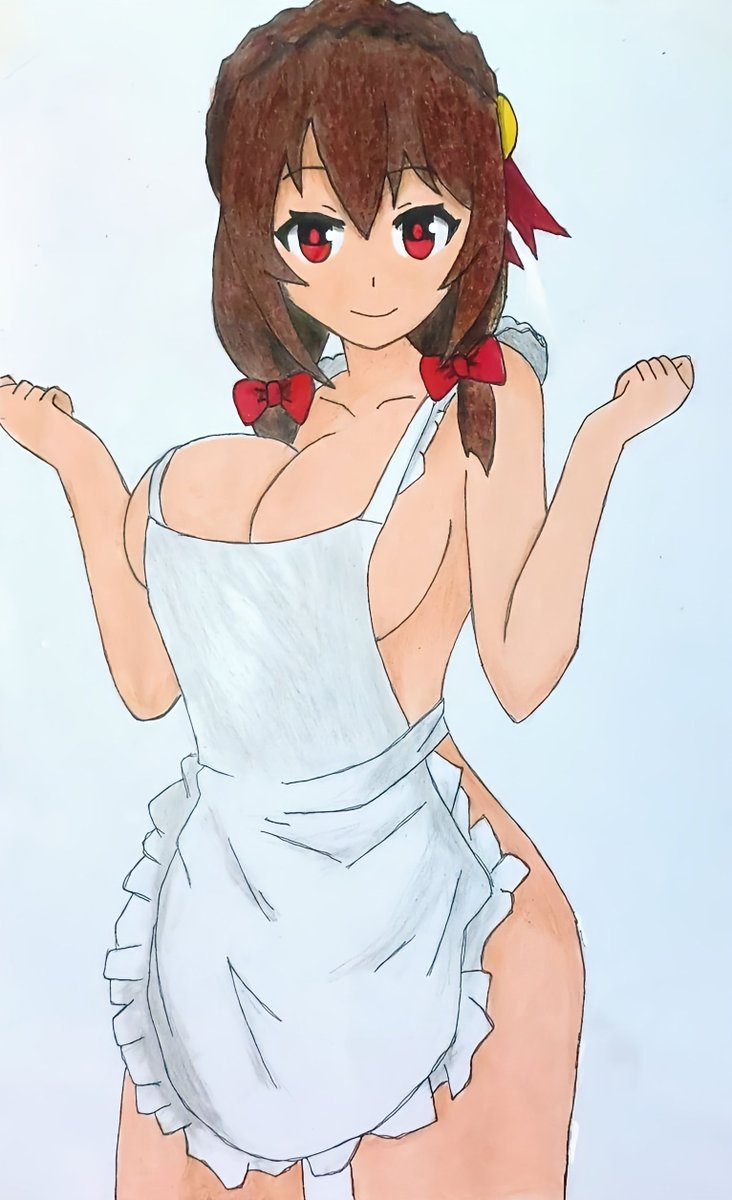 Yunyun in her apron

#fanart #KonoSubarashiiSekaiNiShukufukuWo #nsf