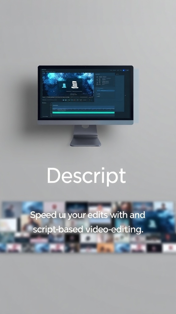 anj_global_AI's tweet image. Speed up your edits with Descript! 🖥️ Script-based video editing &amp;amp; AI transcript edits make content creation a breeze. Save time &amp;amp; boost creativity! #Descript #AI #Productivity