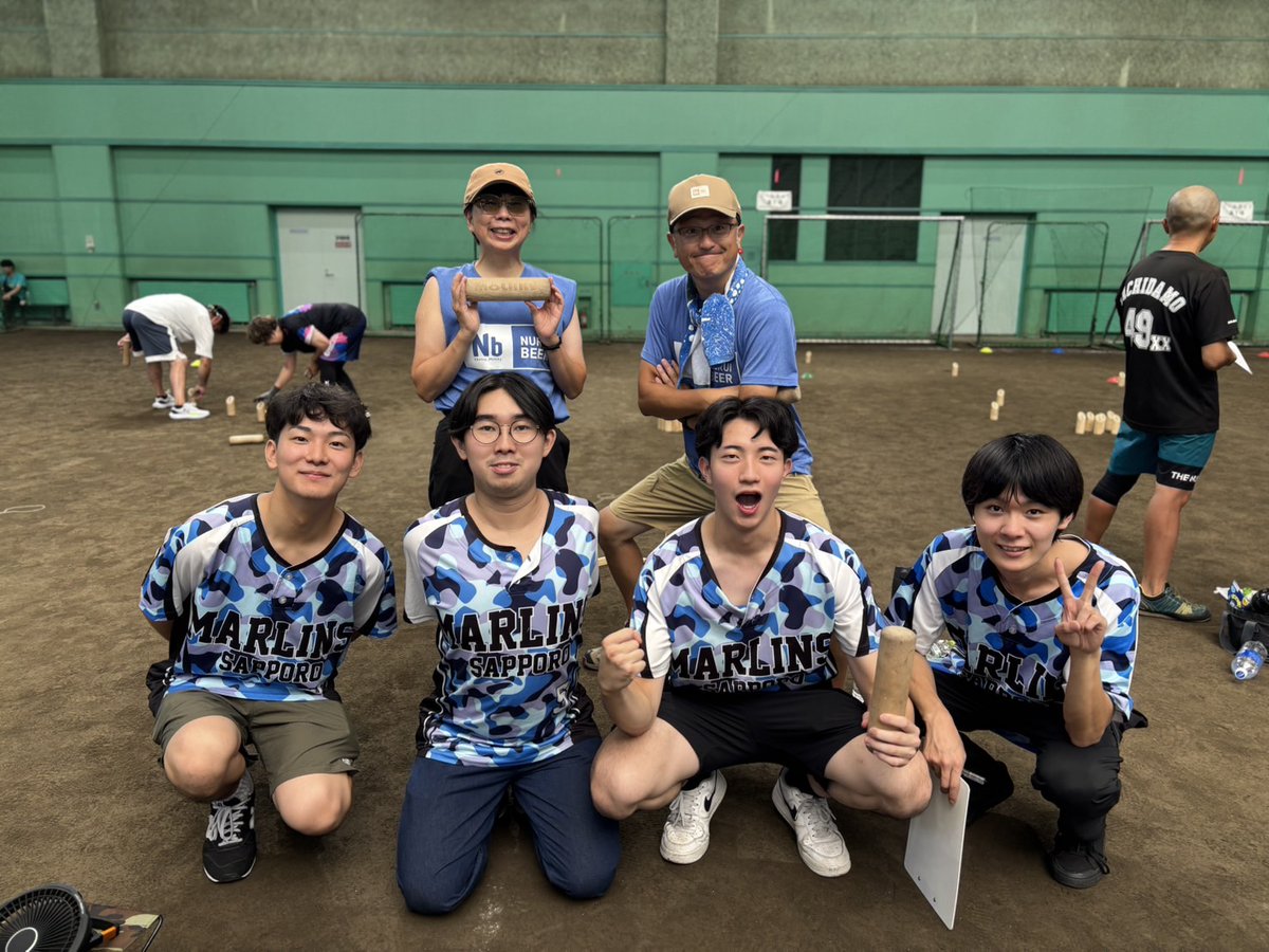#MölkkyManiaHokkaido
上がり目外しまくりで3回戦敗退も気持ち切り替えの楽しいモルックで5位タイに滑り込み😄
大会後の中華料理反省会で、来年は世界大会1回より道外遠征3回だねって方針で固まりました！🛫
