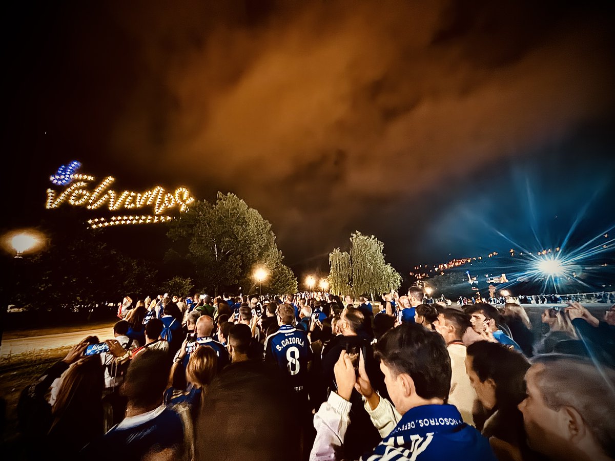 Y por fin 𝐕𝐨𝐥𝐯𝐢𝐦𝐨𝐬 a casa, y lo hacemos en 𝐏𝐫𝐢𝐦𝐞𝐫𝐚
¡Buenas noches, oviedistas!

#RealOviedo 🔵⚪