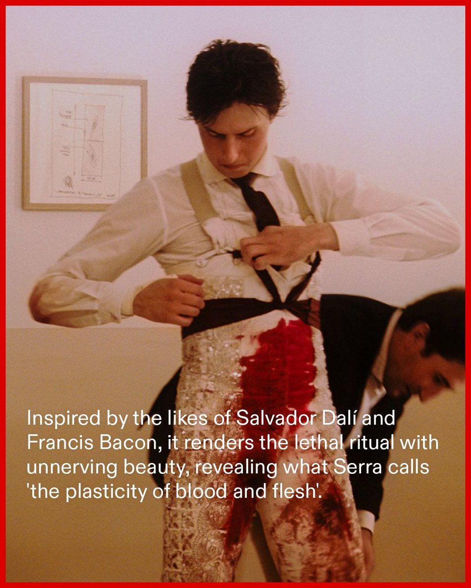 ICALondon's tweet photo. Unflinchingly visceral, Albert Serra’s Afternoons of Solitude (2024) channels Dalí & Bacon to explore the brutal beauty of bullfighting – 'the plasticity of blood and flesh'.
🎬 UK Premiere + Q&A: Fri 5 Sep, 6:30pm
🎟️ Book now: https://t.co/W5NEFmrUf2
#OffCircuit #AlbertSerra https://t.co/oRPOd832kU