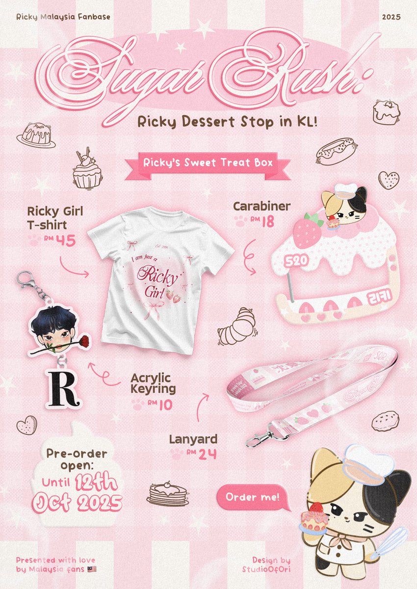 RICKY MY ๐ฒ๐พ (@zb1ricky_my) on Twitter photo ๐ฐ. ๐ฆนหโ Sugar Rush: Ricky Dessert Stop in KL
๐๐๐๐ ๐ฎโ๐จ ๐๐ฌ๐๐๐ฉ ๐๐ง๐๐๐ฉ ๐ฝ๐ค๐ญ หฬตแดหฬต
To donate or buy merch:
๐ bit.ly/3UQIBvw
โข Intl fans and GOMs are welcome
โข Pick up at concert
๐๏ธPre order open till 12th Oct 2025
#SugarRushWithRicky #ZB1inKL ๐ฐ. ๐ฆนหโ Sugar Rush: Ricky Dessert Stop in KL
๐๐๐๐ ๐ฎโ๐จ ๐๐ฌ๐๐๐ฉ ๐๐ง๐๐๐ฉ ๐ฝ๐ค๐ญ หฬตแดหฬต
To donate or buy merch:
๐ bit.ly/3UQIBvw
โข Intl fans and GOMs are welcome
โข Pick up at concert
๐๏ธPre order open till 12th Oct 2025
#SugarRushWithRicky #ZB1inKL