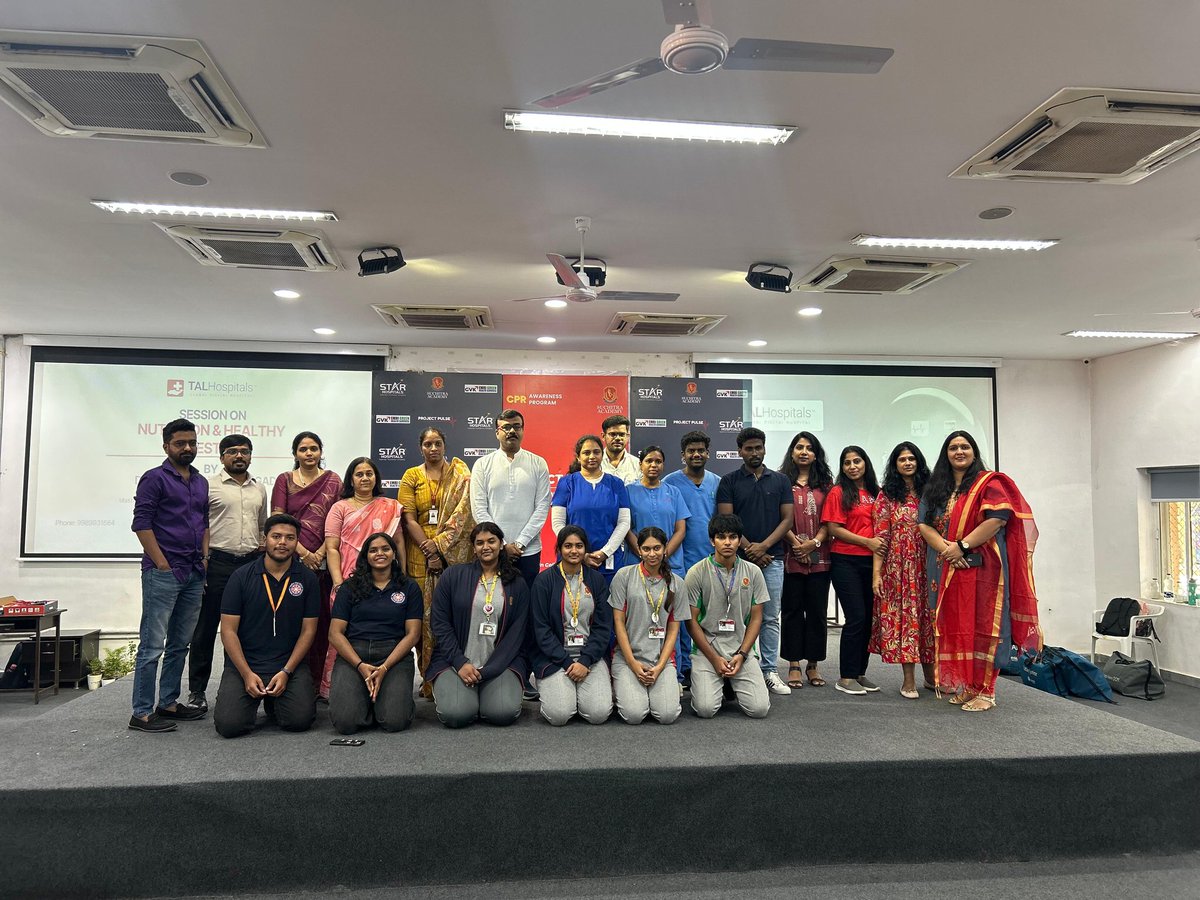 SuchitraAcad's tweet image. Project Pulse Success! 🙌 CPR training sessions by Star Hospitals at Gokaraju Rangaraju Engg College. Shaping a safer tomorrow, together! ❤️#ProjectPulse #CPRTraining #SuchitraAcademy #StarHospitals #CommunityFirst
