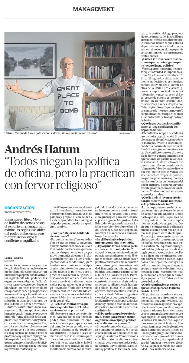 Todos niegan la política de oficina, pero la practican con fervor religioso.
Lo llamativo no es que exista —eso ya lo sabemos— sino cómo se esconde bajo discursos de “meritocracia”, “transparencia” y “valores corporativos”.
Y lo que es muy importante: si no jugás el juego