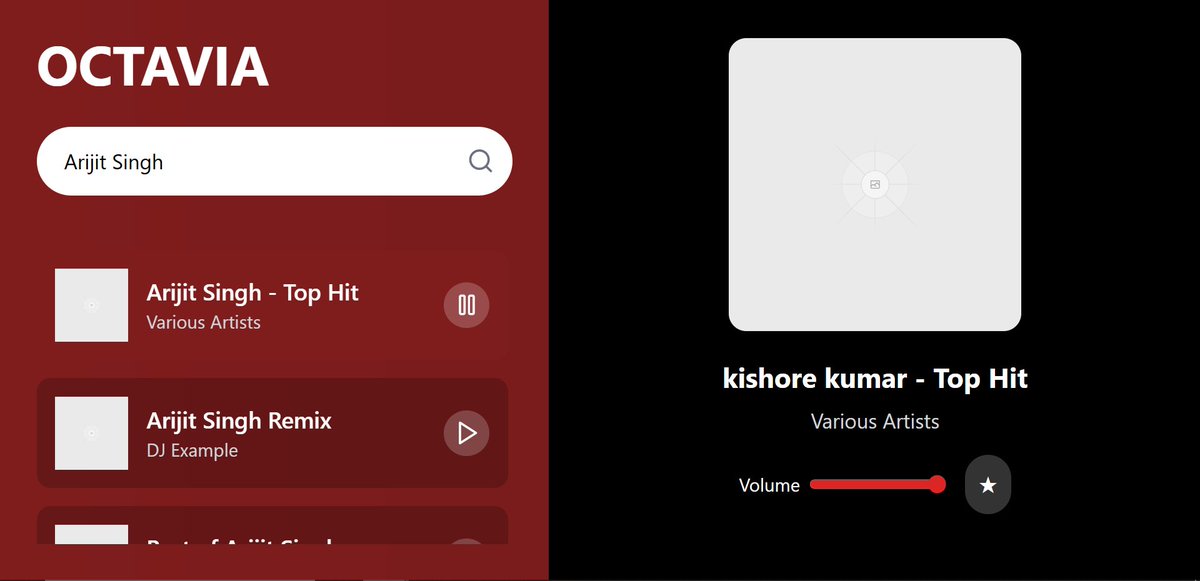 ajayXcode's tweet image. Working on the second project, A Music player octavia-music-player.vercel.app