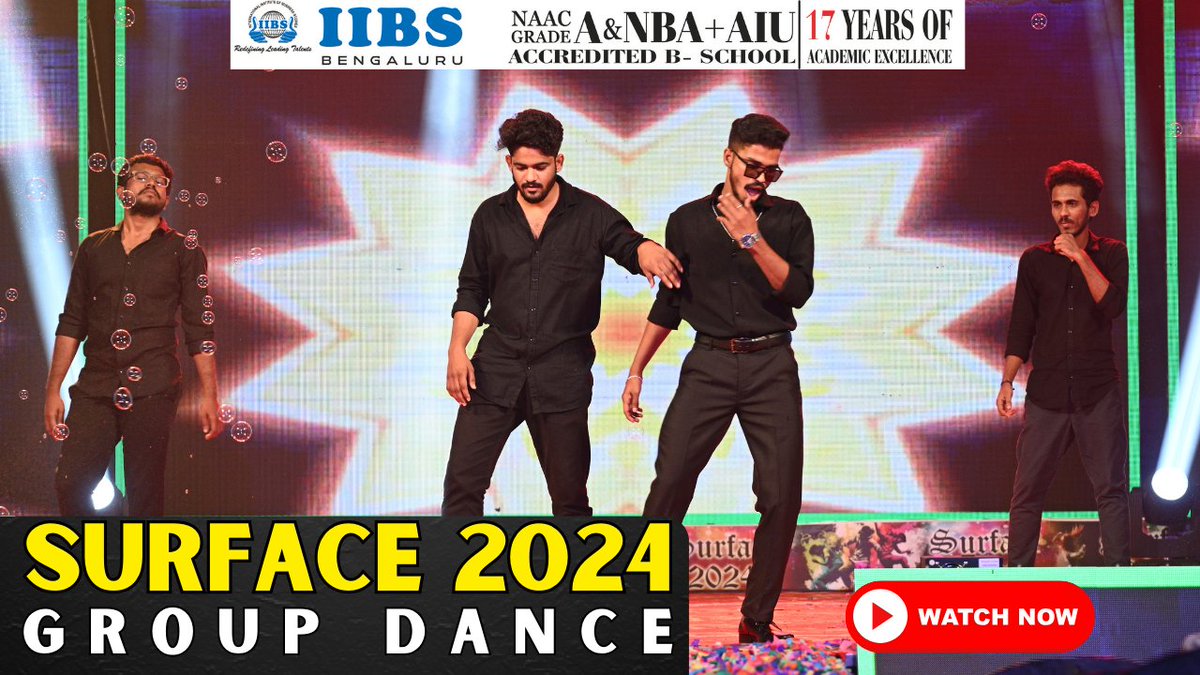 iibsonline's tweet image. 🔥 Group Dance Performance | IIBS Surface 2024 | College Fest Highlights youtu.be/zeq2Q_o0z4o

#IIBSSurface2024 #GroupDance #IIBSBangalore #CollegeFest #DancePerformance