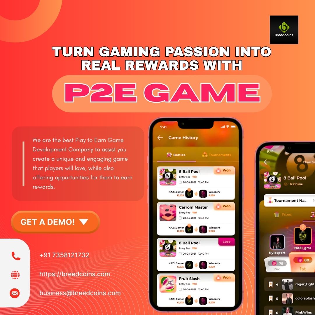 breedcoins's tweet image. Turn Gaming Passion into Real Rewards! At BreedCoins, we specialize in Play-to-Earn Game Development to help you launch engaging, profitable games that players love.  

Get a Demo &amp;gt;&amp;gt; breedcoins.com/play-to-earn-g…

#P2EGameDevelopmentCompany #P2EGame #PlayToEarn #BlockchainGaming
