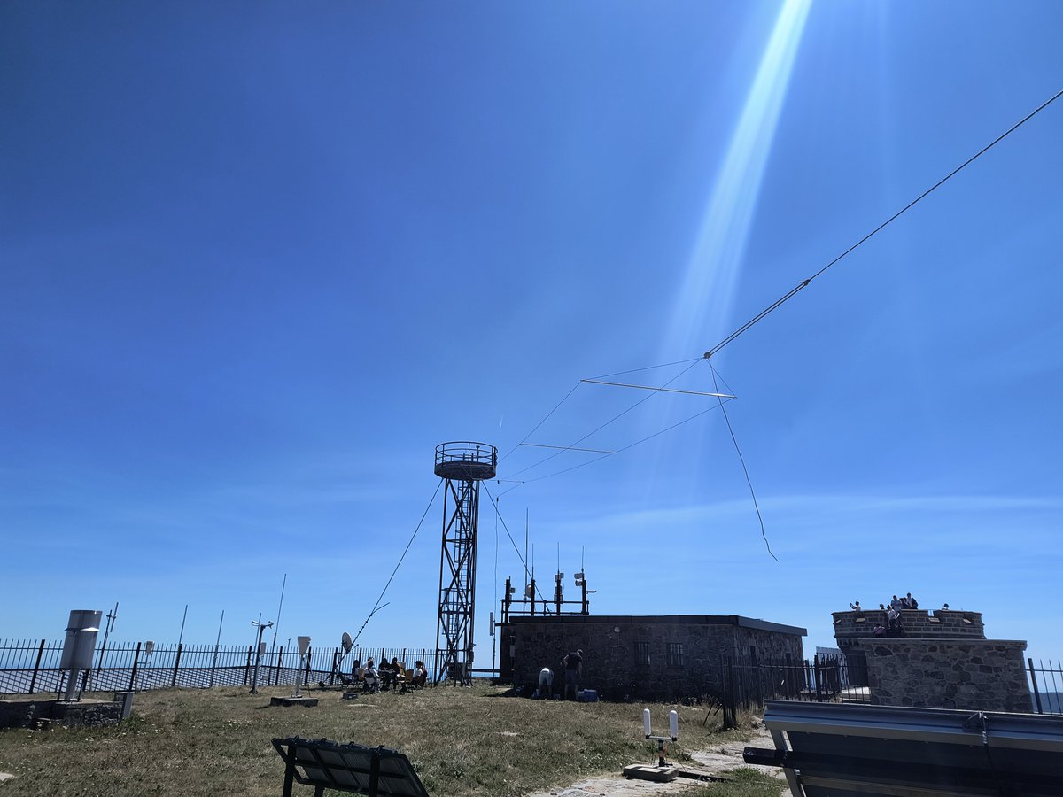 Today F4KJX is on HF bands !
We are doing a portable activation from the Mont Aigoual in south of France !