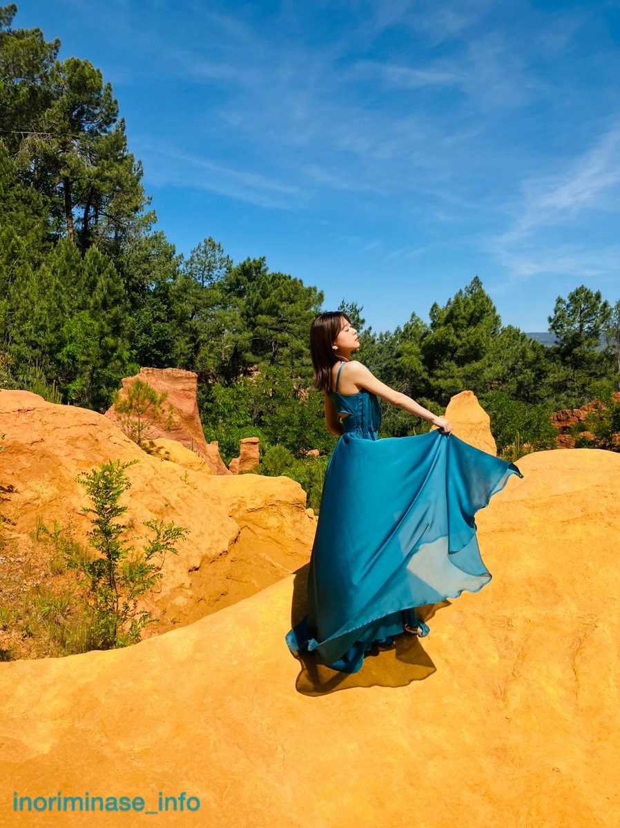 水瀬いのり 『Travel Record』 / 『Turquoise』 off shot📸🤎💎 #水瀬