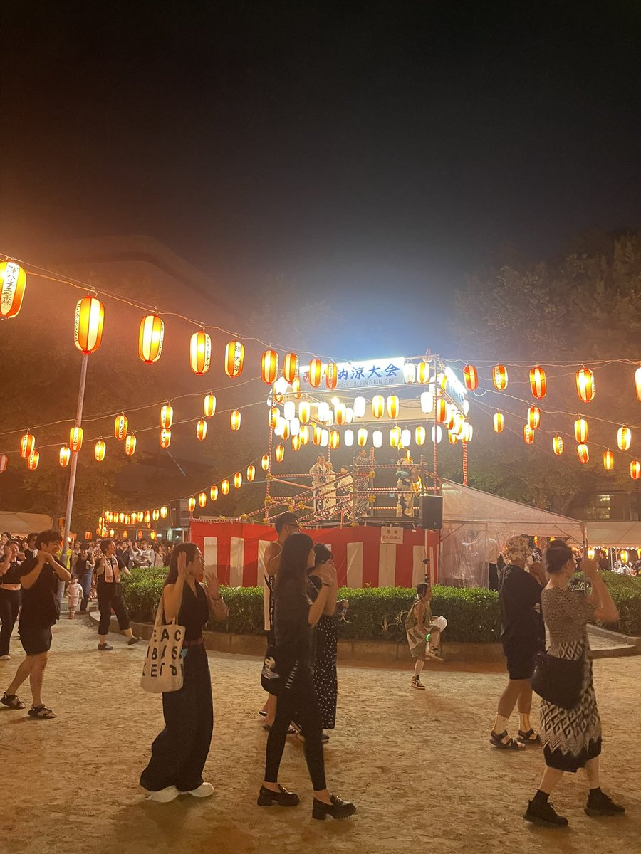 今年初盆踊り🍻🏮🍧🎆