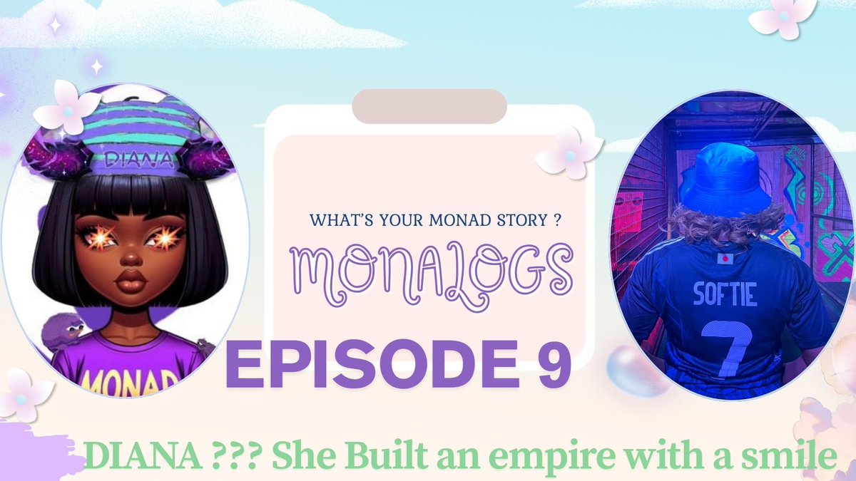 the ph Barney ⨀ (@softieeexx) on Twitter photo 🎙️ Monalogs Ep. 09 <a href="/DianaMarcus14/">Diana Marcus⨀</a>
The Duchess of Smiles
HER STORY
She’s a Monad OG
a Pipeline intern, and
the TL’s daily smile machine
But behind the smiles is someone who turned consistency into credibility, and good vibes into alpha.
Catch us today at 4pm 🕓
On x space 🎙️ Monalogs Ep. 09 <a href="/DianaMarcus14/">Diana Marcus⨀</a>
The Duchess of Smiles
HER STORY
She’s a Monad OG
a Pipeline intern, and
the TL’s daily smile machine
But behind the smiles is someone who turned consistency into credibility, and good vibes into alpha.
Catch us today at 4pm 🕓
On x space