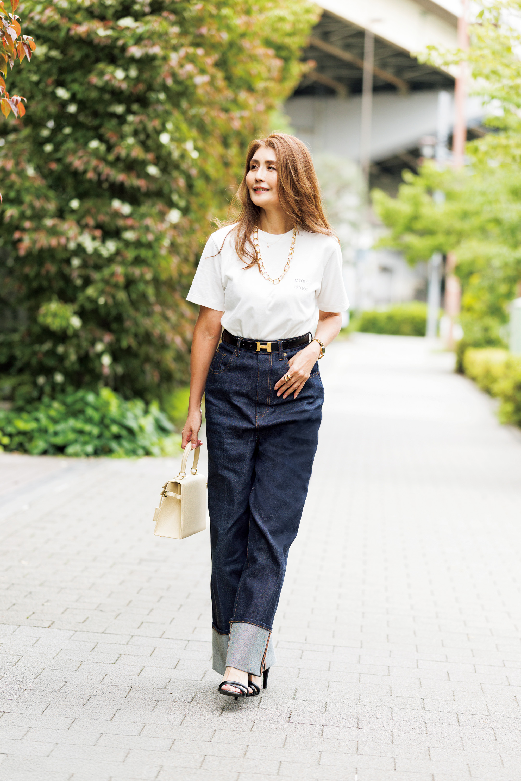 週末最終セール❣️美品⭐️digne high-waist pants 02 A New Day Women's High-Rise Wide Leg Ribbed Ankle Pants