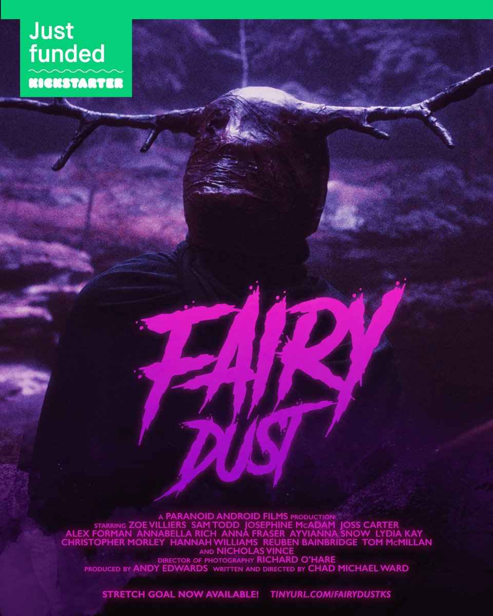 BIG THANKS to Albin Sallansonnet for grabbing the "Assoc Producer" perk &amp; putting FAIRY DUST over the finish line! Time for our 1st stretch goal: £5k for our camera dept so they can tell this story as beautifully as possible.  Who's in? Is it you? tinyurl.com/FairyDustKS