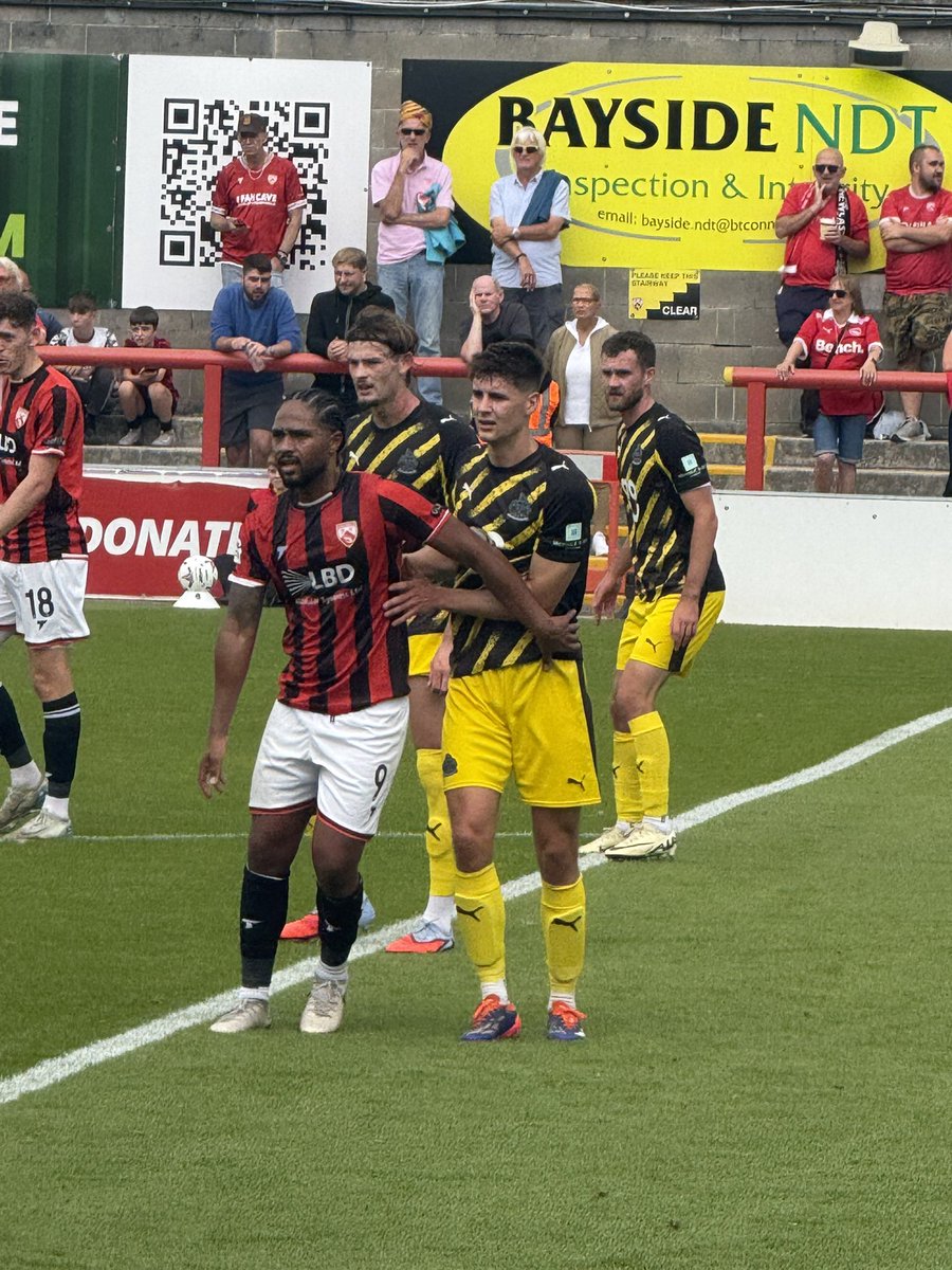 ClaireBarnes70's tweet image. 1-1 at half time. Good to see Morecambe FC back (albeit I want them to lose 🤣) but even better to see the big lad staring his second game in a week 🙌 #AltrinchamFC #TheRobins