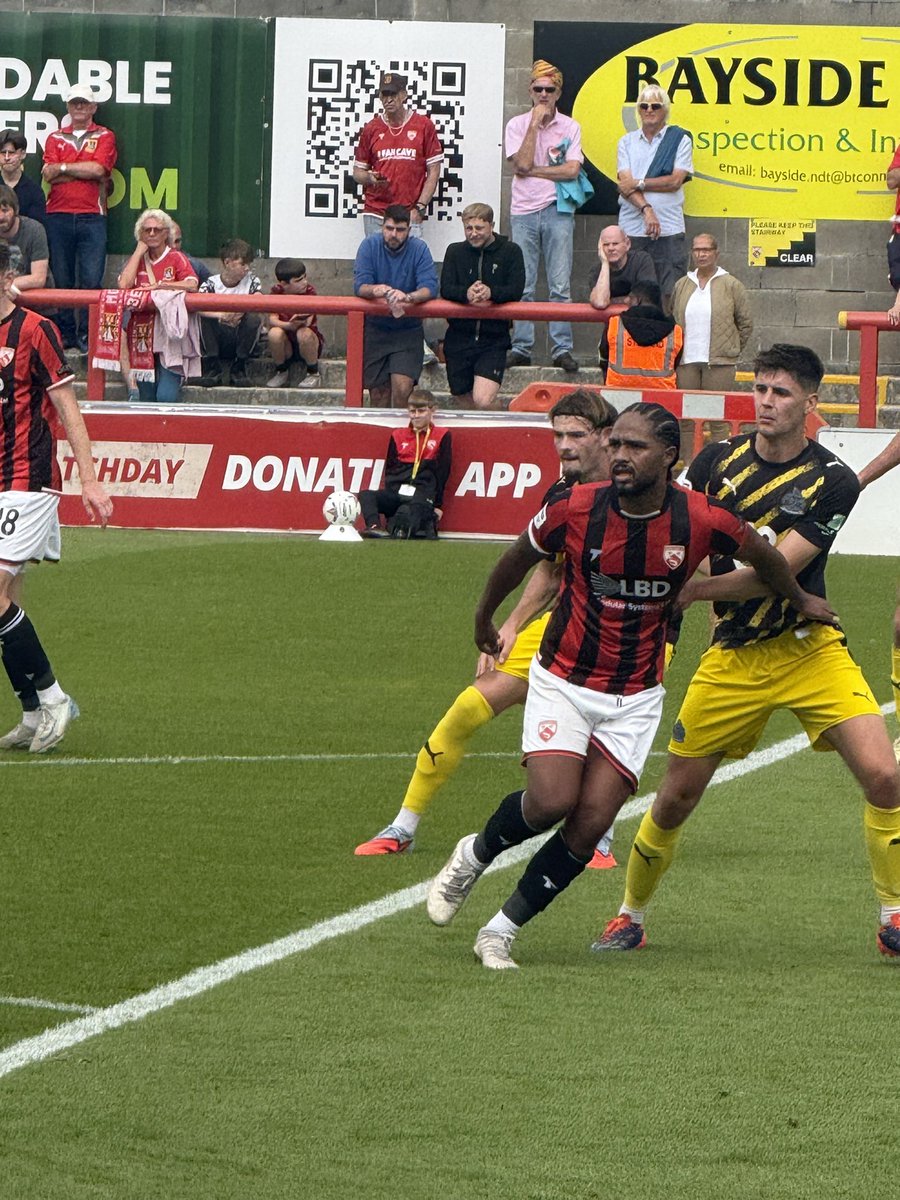 ClaireBarnes70's tweet image. 1-1 at half time. Good to see Morecambe FC back (albeit I want them to lose 🤣) but even better to see the big lad staring his second game in a week 🙌 #AltrinchamFC #TheRobins
