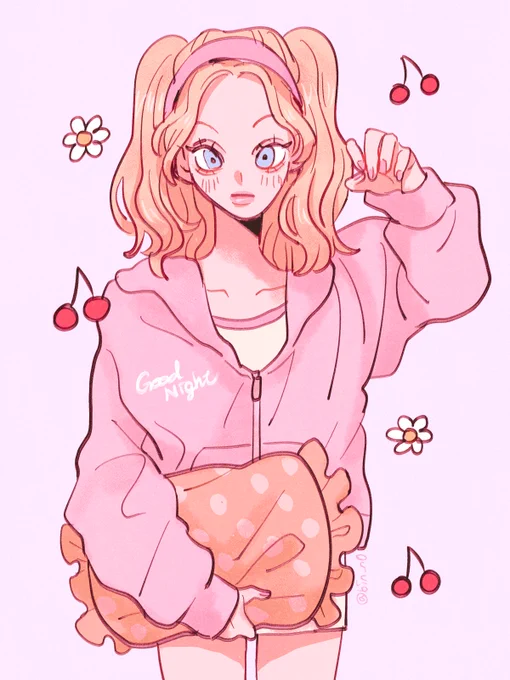 最近描いた女の子の絵
