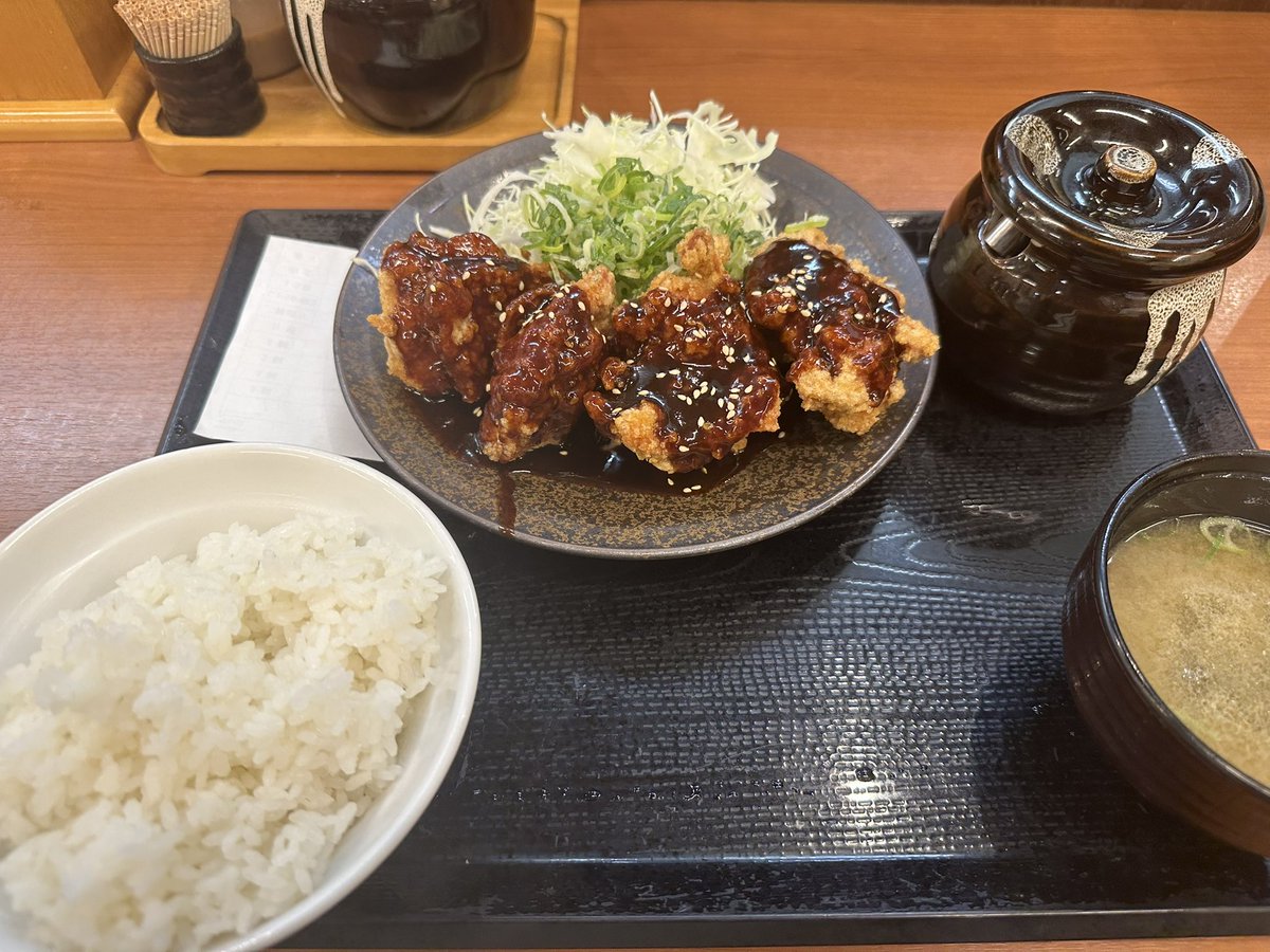 唐揚げ屋さんになりました。

からやま
味噌ダレからあげクン定食