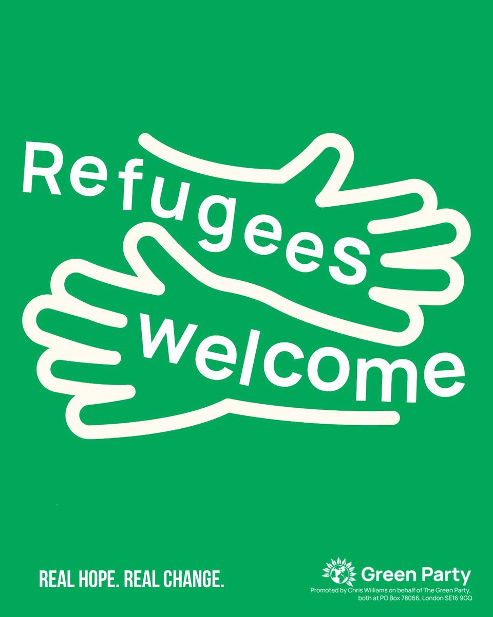 RT to show that love is stronger than hate 💚 

Refugees are welcome here 🤗