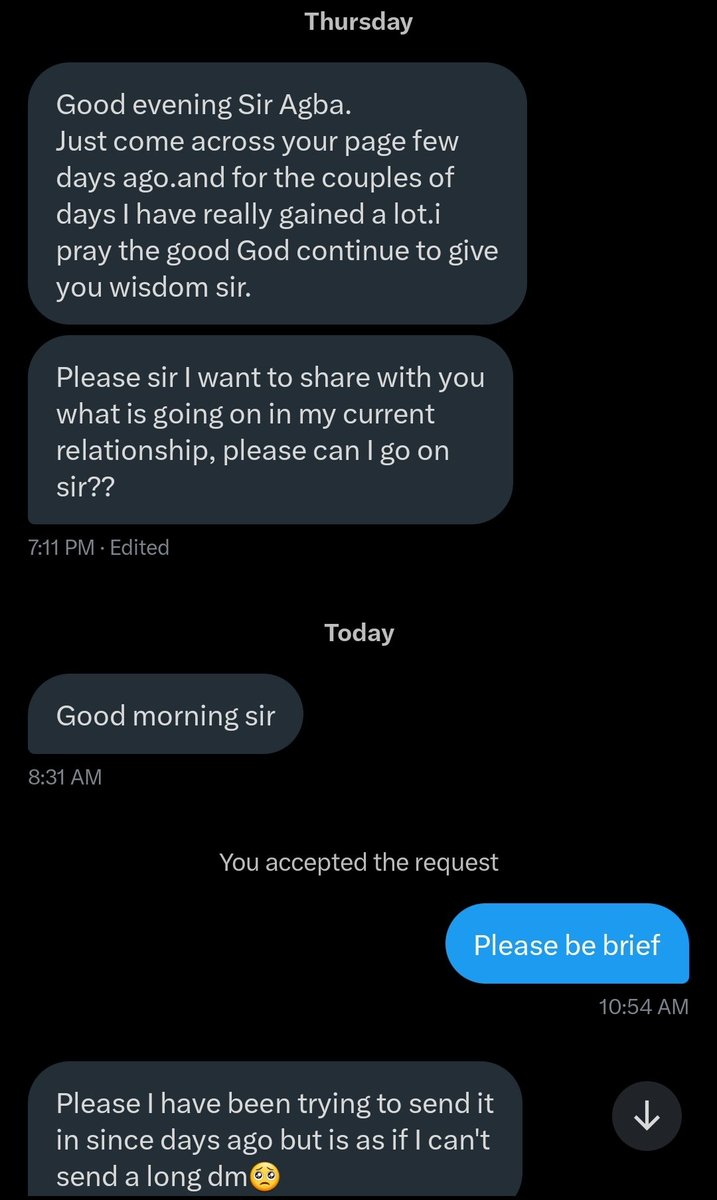 jon_d_doe's tweet image. Please read the conversation that I had with a 19 year old girl.

Ensure that you read to the last screenshot 👇.